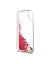 Hurtownia GSM - Etui Guess GUHCPXGLUFLRA Apple iPhone X raspberry hard case Glitter Liquid - GUE320 - {ean13} - Hurt