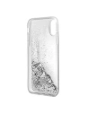 Hurtownia GSM - Etui Guess GUHCPXGLUFLSI Apple iPhone X/XS silver/srebrny hard case Glitter Liquid - GUE321SLV - {ean13} - Hurt