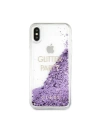 Hurtownia GSM - Etui Guess GUHCPXGLUQPU Apple iPhone X/XS fioletowy/purple hard case Liquid Glitter Party - GUE322PRP - {ean13} - Hurt
