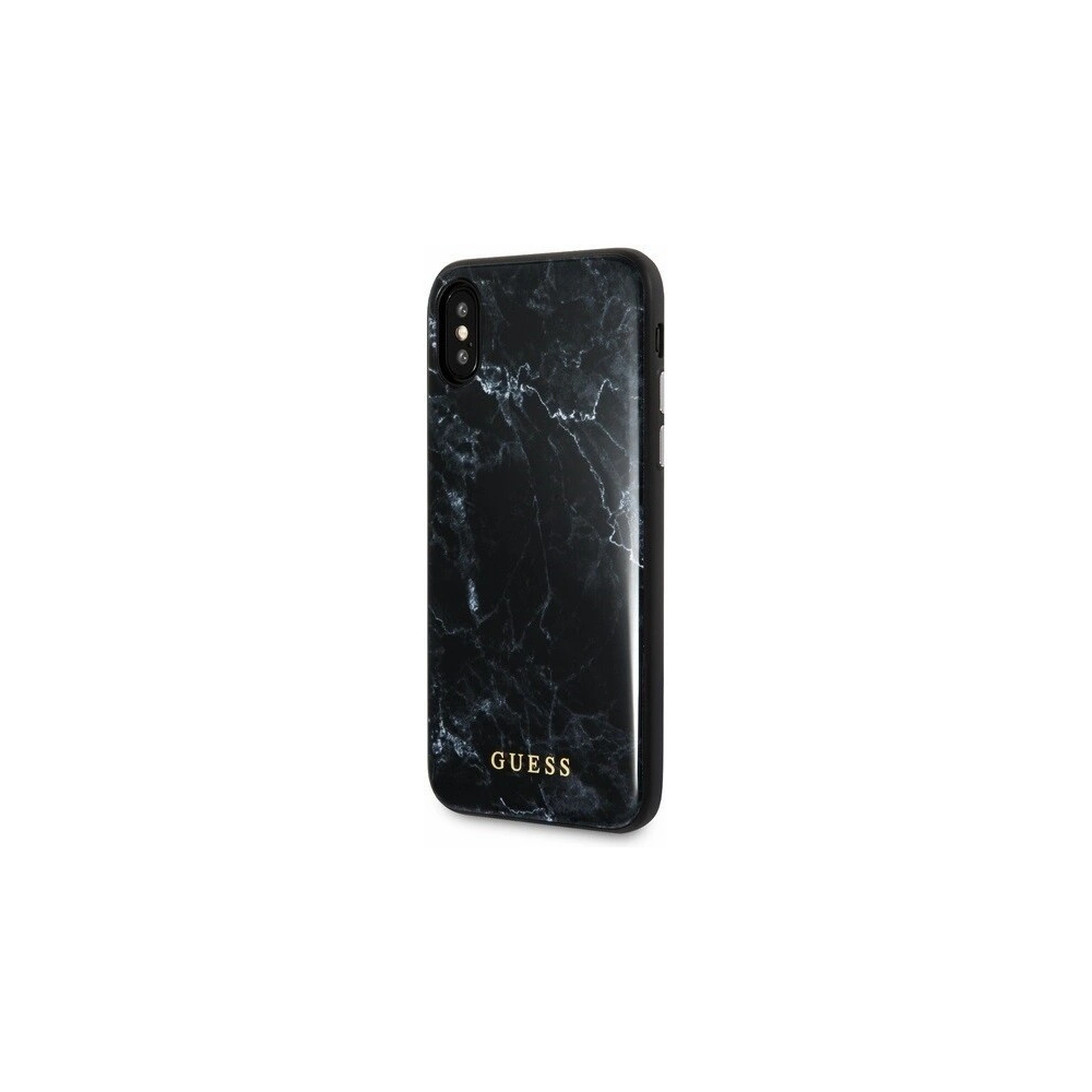 Hurtownia GSM - Etui Guess GUHCPXHYMABK Apple iPhone X/XS czarny/black Marble - GUE323BLK - {ean13} - Hurt
