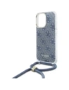 Hurtownia GSM - Etui Guess GUHCP16LHC4SEB Apple iPhone 16 Pro hardcase Crossbody Cord 4G Print niebieski/blue - GUE4093 - {ean13} - Hurt
