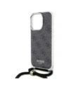 Hurtownia GSM - Guess GUHCP16LHC4SEK Apple iPhone 16 Pro kemény ház Crossbody Kábel 4G Nyomtatás fekete - GUE4094 - {ean13} - Hurt