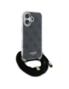 Hurtownia GSM - Guess GUHCP16LHC4SEK Apple iPhone 16 Pro kemény ház Crossbody Kábel 4G Nyomtatás fekete - GUE4094 - {ean13} - Hurt
