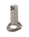 Hurtownia GSM - Etui Guess GUHCP16LHC4SEP Apple iPhone 16 Pro hardcase Crossbody Cord 4G Print różowy/pink - GUE4095 - {ean13} - Hurt