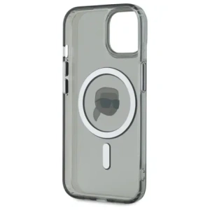 Hurtownia GSM - Karl Lagerfeld KLHMP15SHLSKIK Apple iPhone 15 Hardcase IML Metall Karl Kopf MagSafe schwarz - KLD21793 - {ean13} - Hurt