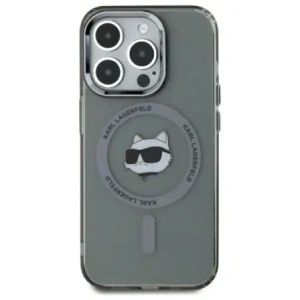 Hurtownia GSM - Karl Lagerfeld KLHMP15XHLSCHK Apple iPhone 15 Pro Max Hardcase IML Metall Choupette Kopf MagSafe schwarz - KLD21794 - {ean13} - Hurt