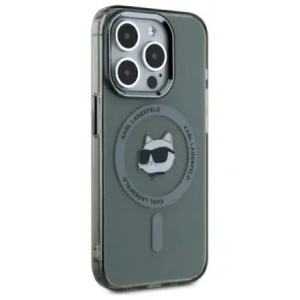 Hurtownia GSM - Karl Lagerfeld KLHMP15XHLSCHK Apple iPhone 15 Pro Max Hardcase IML Metall Choupette Kopf MagSafe schwarz - KLD21794 - {ean13} - Hurt