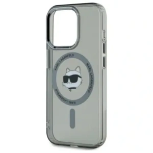 Hurtownia GSM - Karl Lagerfeld KLHMP15XHLSCHK Apple iPhone 15 Pro Max Hardcase IML Metall Choupette Kopf MagSafe schwarz - KLD21794 - {ean13} - Hurt