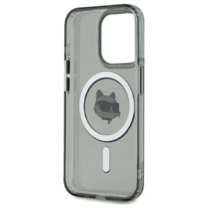 Hurtownia GSM - Karl Lagerfeld KLHMP15XHLSCHK Apple iPhone 15 Pro Max Hardcase IML Metall Choupette Kopf MagSafe schwarz - KLD21794 - {ean13} - Hurt