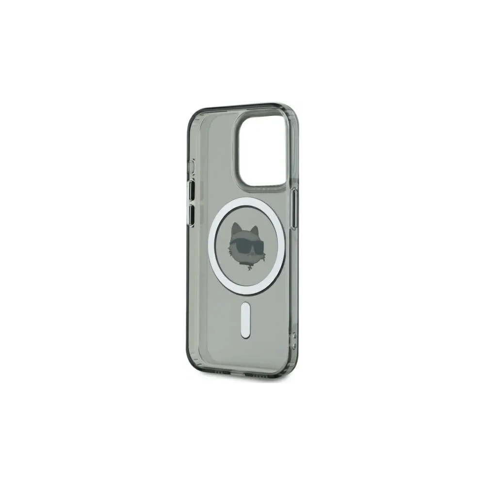 Hurtownia GSM - Karl Lagerfeld KLHMP15XHLSCHK Apple iPhone 15 Pro Max kemény tok IML Fém Choupette Head MagSafe fekete - KLD21794 - {ean13} - Hurt