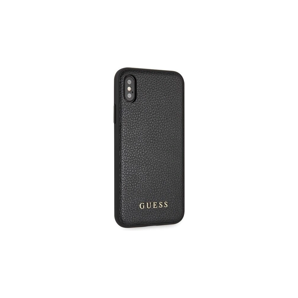 Hurtownia GSM - Etui Guess GUHCPXIGLBK Apple iPhone X/XS czarny/black hard case Iridescent - GUE325BLK - {ean13} - Hurt
