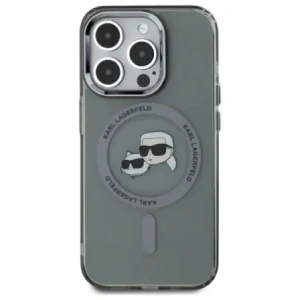 Hurtownia GSM - Karl Lagerfeld KLHMP15XHLSKCK Apple iPhone 15 Pro Max Hardcase IML Metall Karl&Choupette Kopf MagSafe schwarz - KLD21795 - {ean13} - Hurt