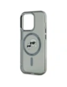 Etui Karl Lagerfeld KLHMP15XHLSKCK Apple iPhone 15 Pro Max hardcase IML Metal Karl&Choupette Head MagSafe czarny/black