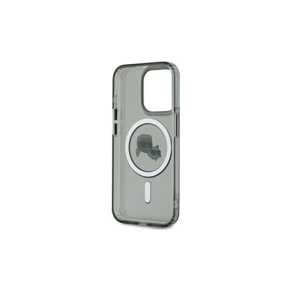 Hurtownia GSM - Karl Lagerfeld KLHMP15XHLSKCK Apple iPhone 15 Pro Max keménytok IML Metal Karl&Choupette Head MagSafe fekete - KLD21795 - {ean13} - Hurt