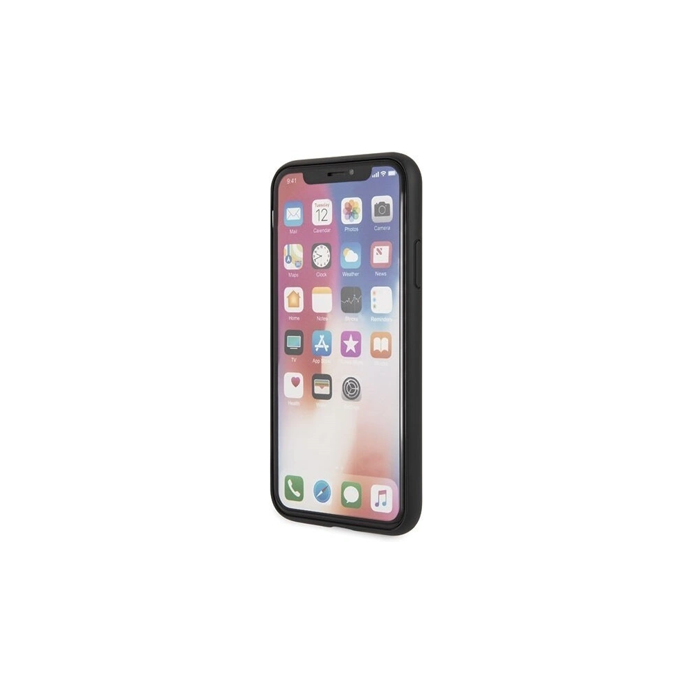 Hurtownia GSM - Etui Guess GUHCPXIGLBK Apple iPhone X/XS czarny/black hard case Iridescent - GUE325BLK - {ean13} - Hurt