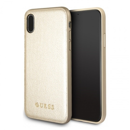 Hurtownia Guess - 3700740407790 - GUE326GLD - Etui Guess GUHCPXIGLGO Apple iPhone X gold/złoty hard case Iridescent - B2B homescreen