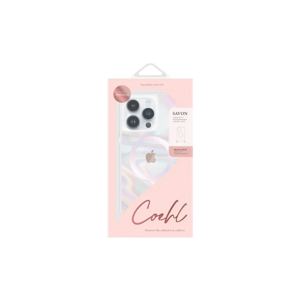 Hurtownia GSM - Etui UNIQ Coehl Savon Apple iPhone 16 Magnetic Charging bublinkový prism - UNIQ1379 - {ean13} - Hurt