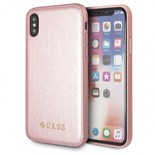 Hurtownia Guess - 3700740407837 - GUE327RS - Etui Guess GUHCPXIGLRG Apple iPhone X/XS rose gold/różowo-złoty hard case Iridescent - B2B homescreen