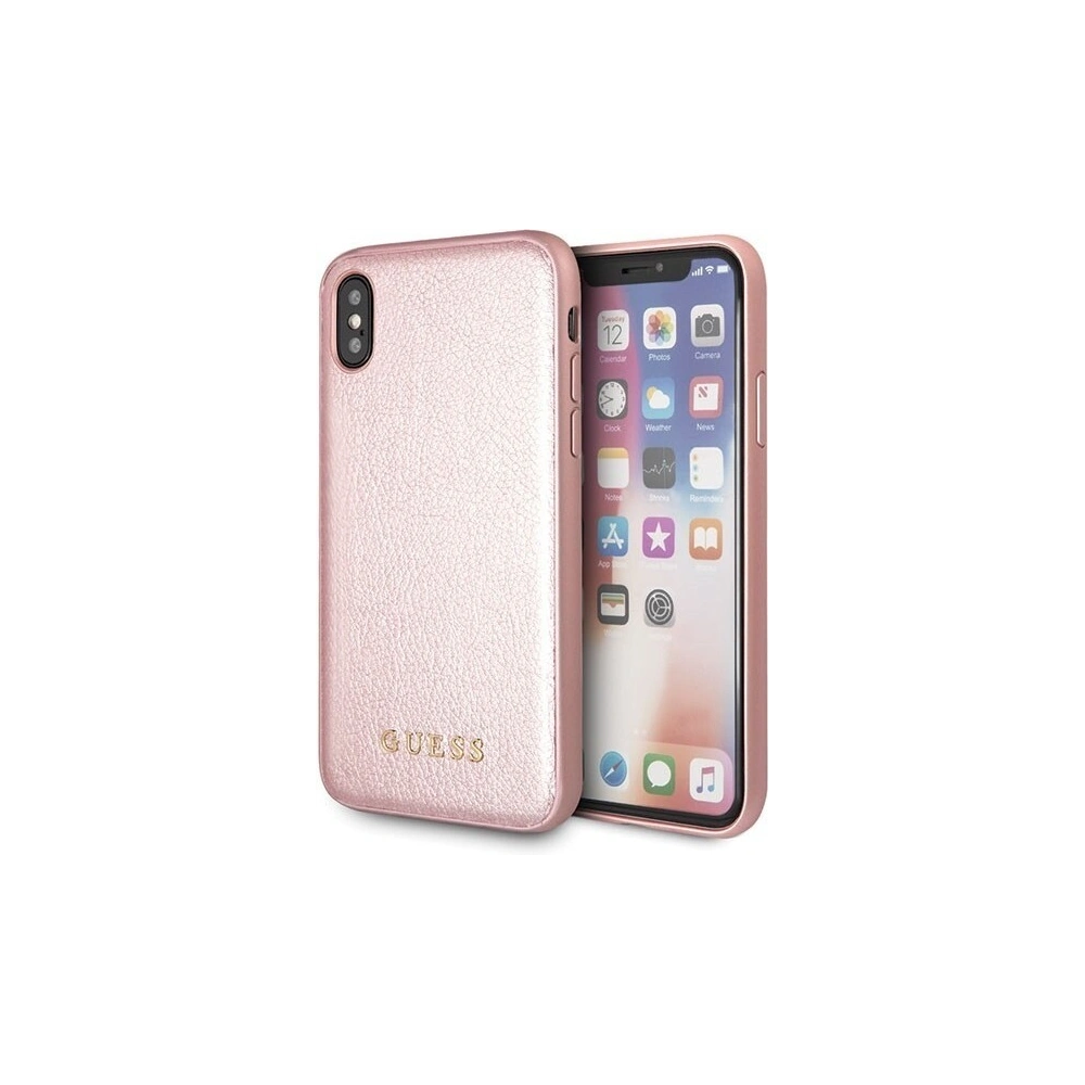 Hurtownia GSM - Etui Guess GUHCPXIGLRG Apple iPhone X/XS rose gold/różowo-złoty hard case Iridescent - GUE327RS - {ean13} - Hurt