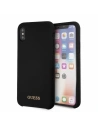 Etui Guess GUHCPXLSGLBK Apple iPhone X/XS black/czarny hard case Silicone