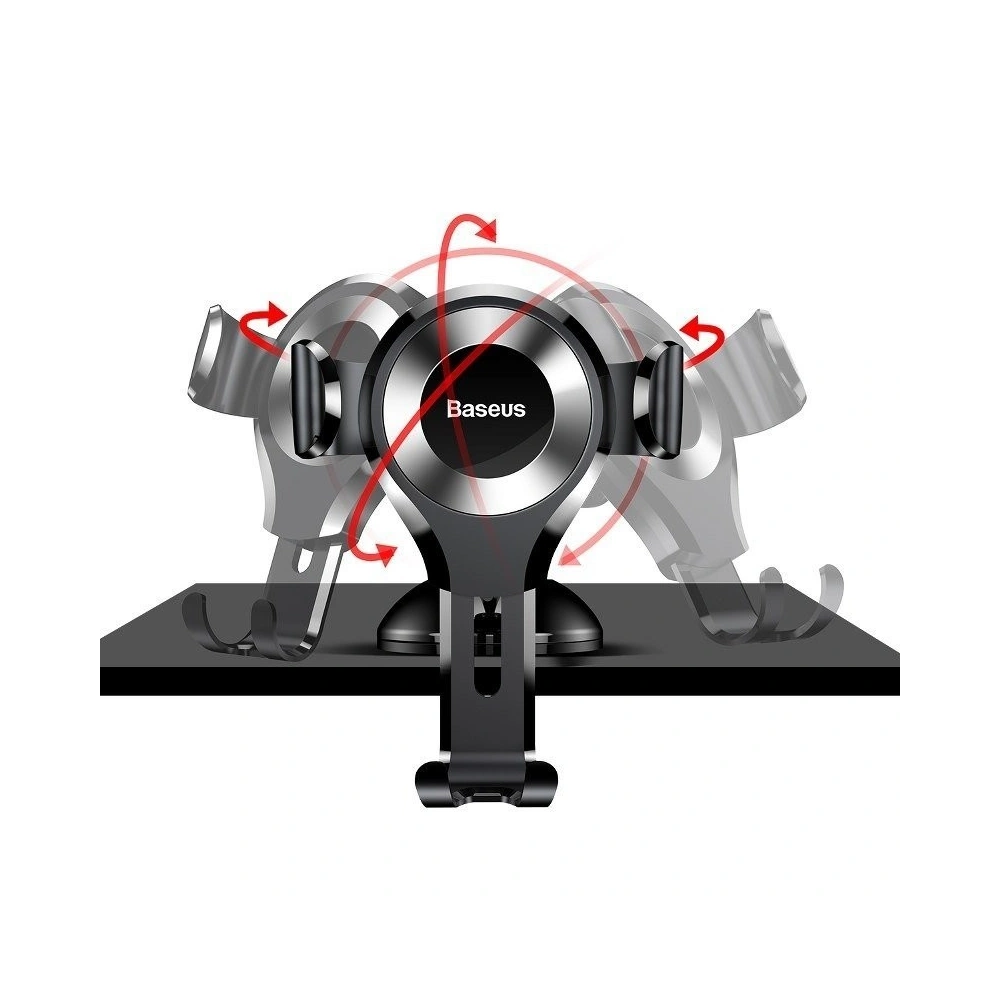 Hurtownia GSM - [OUTLET] Samochodowy uchwyt grawitacyjny Baseus Osculum do telefonu (srebrny) - OT-780 - {ean13} - Hurt