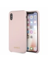 Etui Guess GUHCPXLSGLLP Apple iPhone X/XS light pink/jasnoróżowy hard case Silicone