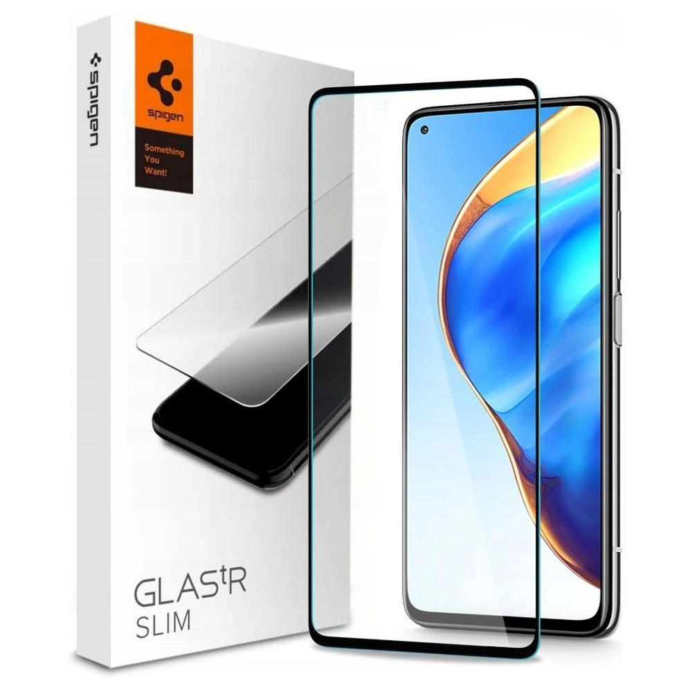 Hurtownia GSM - [OUTLET] Szkło hartowane Spigen GLAS.tR Slim Xiaomi Mi 10T/10T Pro Black - OT-784 - {ean13} - Hurt