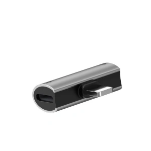 Hurtownia GSM - [OUTLET] Audio Adapter Baseus L46 Lightning zu 2x Lightning (silber-schwarz) - OT-786 - {ean13} - Hurt