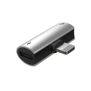 Hurtownia GSM - [OUTLET] Audio Adapter Baseus L46 Lightning zu 2x Lightning (silber-schwarz) - OT-786 - {ean13} - Hurt
