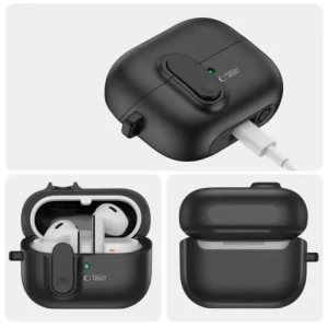 Wholesale Tech-Protect Slim Hook Samsung Galaxy Buds 3 / 3 Pro Black - THP3443 - {ean13} - Hurt