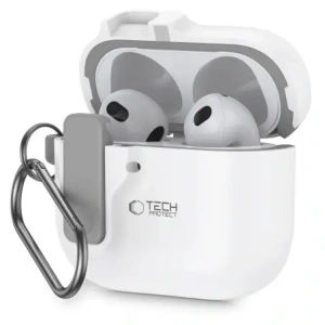 Hurtownia GSM - Etui Tech-Protect Slim Hook Apple AirPods 4 Bílé - THP3444 - {ean13} - Hurt