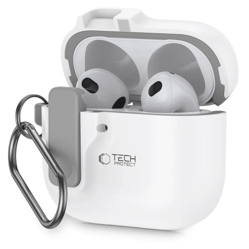 Etui Tech-Protect Slim Hook Apple AirPods 4 White