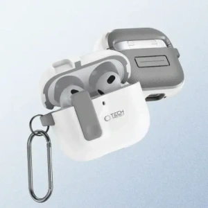 Hurtownia GSM - Etui Tech-Protect Slim Hook Apple AirPods 4 Bílé - THP3444 - {ean13} - Hurt