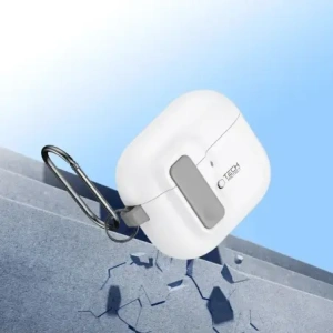 Hurtownia GSM - Etui Tech-Protect Slim Hook Apple AirPods 4 Bílé - THP3444 - {ean13} - Hurt