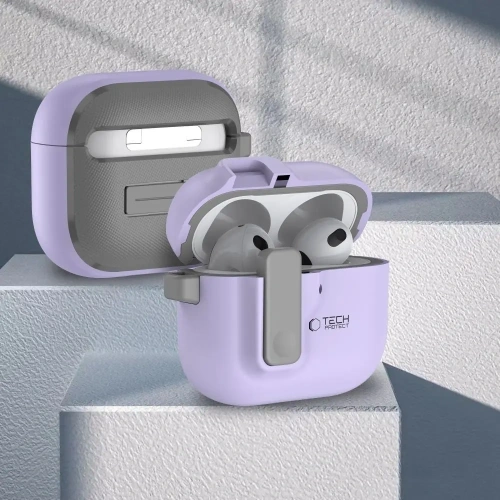 Etui Tech-Protect Slim Hook Apple AirPods 4 Lavender