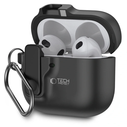 Etui Tech-Protect Slim Hook Apple AirPods 4 Black