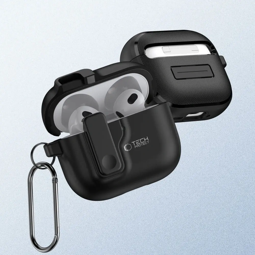 Wholesale Tech-Protect Slim Hook Apple AirPods 4 Black - THP3446 - {ean13} - Hurt