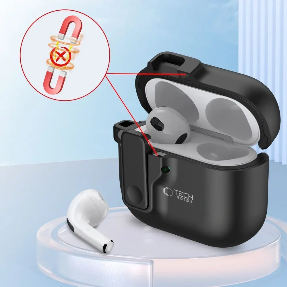 Hurtownia GSM - Tech-Protect Slim Hook Apple AirPods 4 Schwarz - THP3446 - {ean13} - Hurt