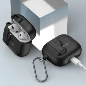 Hurtownia GSM - Etui Tech-Protect Slim Hook Apple AirPods 4 černé - THP3446 - {ean13} - Hurt