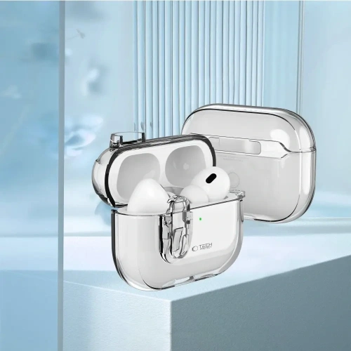 Etui Tech-Protect Slim Hook Apple AirPods Pro 1 / 2 Clear