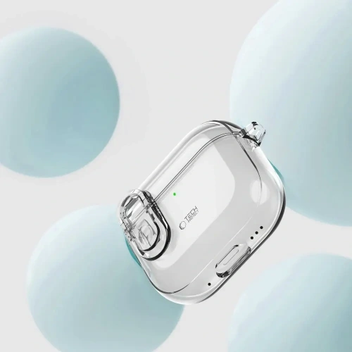 Etui Tech-Protect Slim Hook Apple AirPods 4 Clear