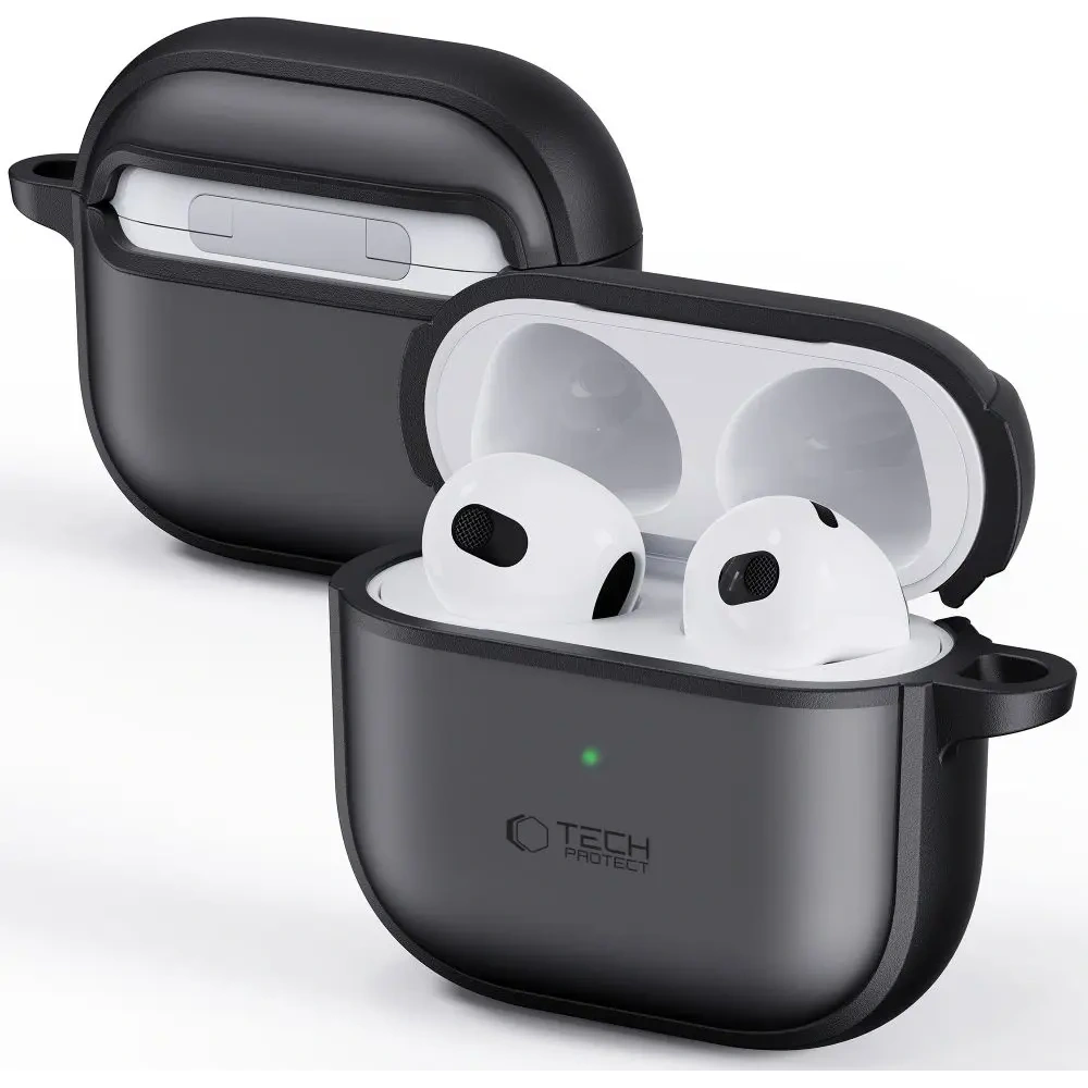 Hurtownia GSM - Etui Tech-Protect Magmat Apple AirPods 4 Matte Black - THP3449 - {ean13} - Hurt