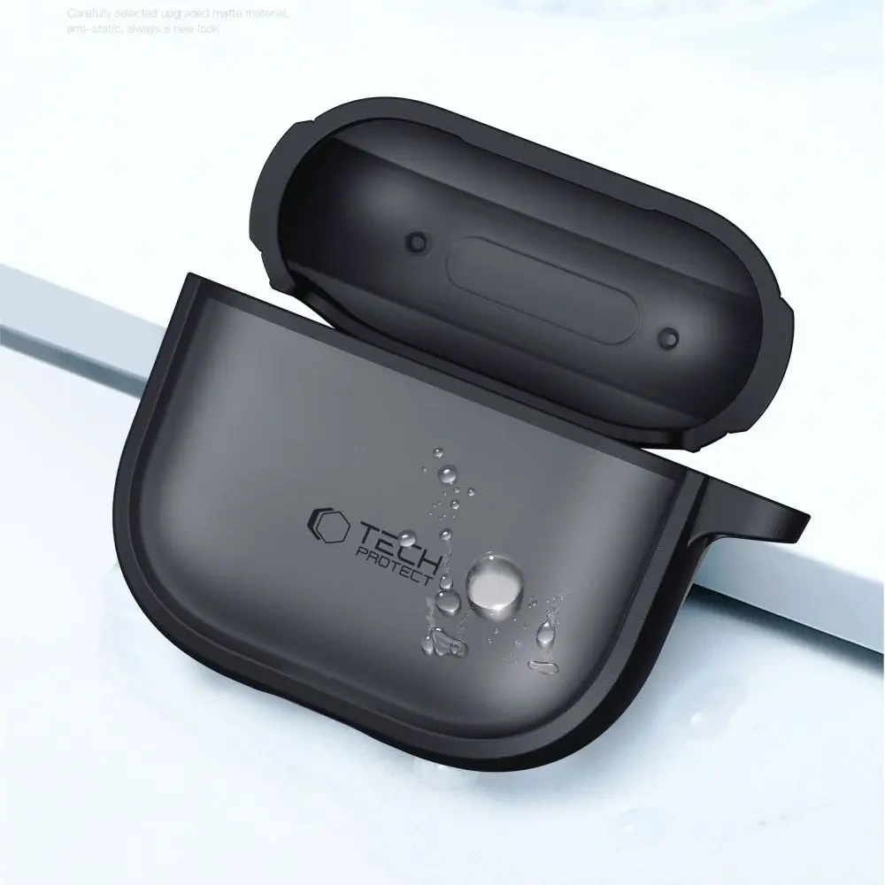 Hurtownia GSM - Etui Tech-Protect Magmat Apple AirPods 4 Matte Black - THP3449 - {ean13} - Hurt
