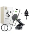 Tech-Protect MM15W-V6 Qi2 Magnetic Magsafe Dashboard- und Lüftungs-Autohalterung Wireless Charger 15W Schwarz
