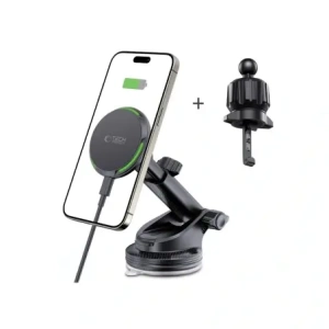 Wholesale Tech-Protect MM15W-V6 Qi2 Magnetic Magsafe Dashboard & Vent Car Mount Wireless Charger 15W Black - THP3451 - {ean13} - Hurt