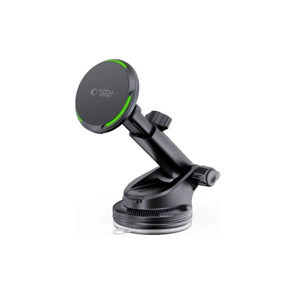 Hurtownia GSM - Tech-Protect MM15W-V6 Qi2 Magnetic Magsafe Suport Auto pentru Telefon cu Încărcare Wireless 15W Negru - THP3451 - {ean13} - Hurt