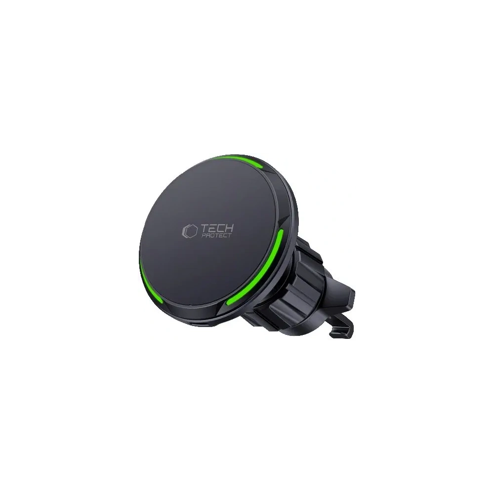 Hurtownia GSM - Tech-Protect MM15W-V6 Qi2 Magnetic Magsafe Suport Auto pentru Telefon cu Încărcare Wireless 15W Negru - THP3451 - {ean13} - Hurt