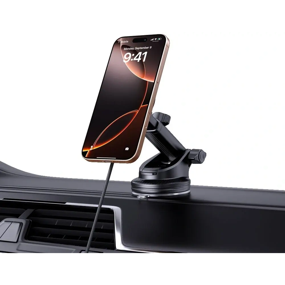 Hurtownia GSM - Tech-Protect MM15W-V6 Qi2 Magnetic Magsafe Dashboard- und Lüftungs-Autohalterung Wireless Charger 15W Schwarz - THP3451 - {ean13} - Hurt