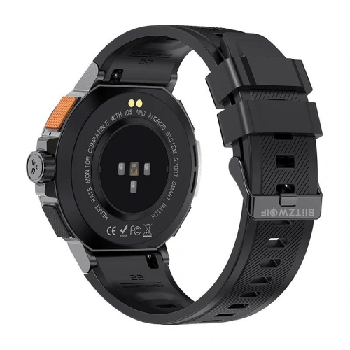 Smartwatch BlitzWolf BW-AT5 AMOLED 1.43" IP67 Bluetooth 5.3 (czarny)