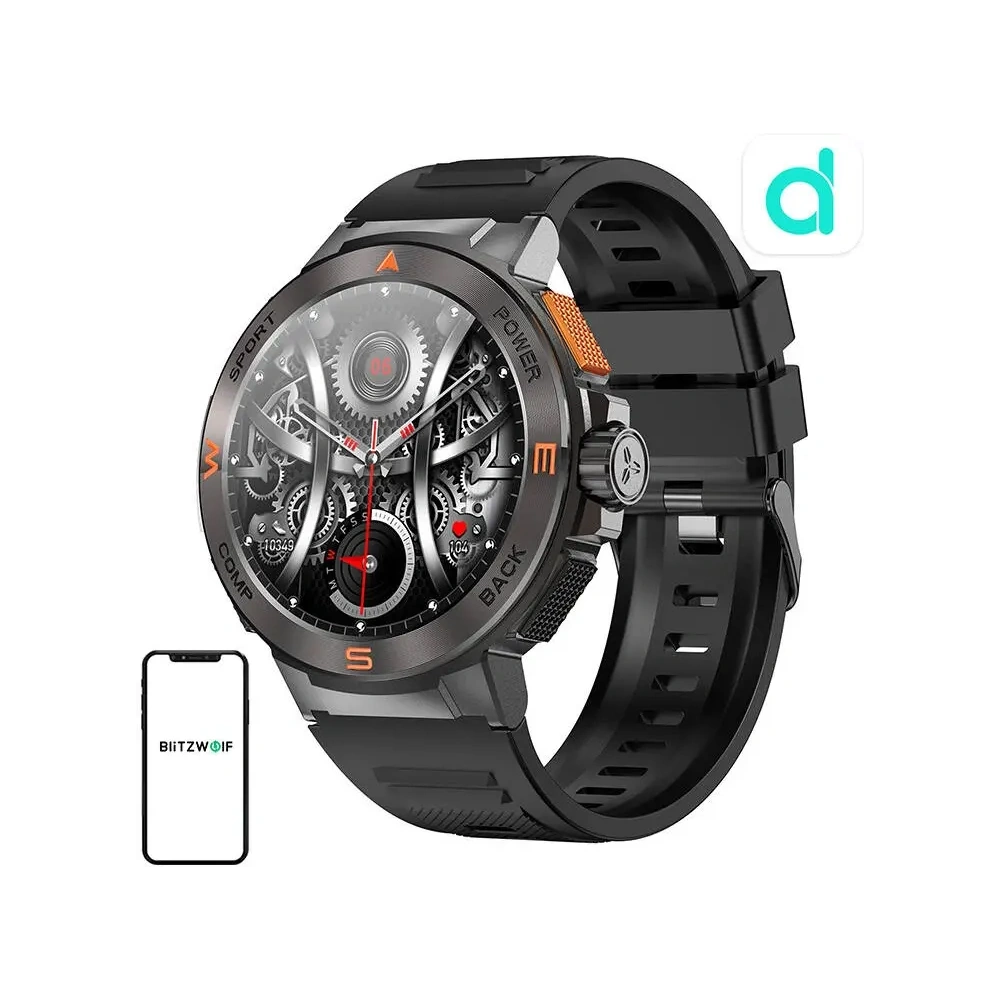 Hurtownia GSM - Smartwatch BlitzWolf BW-AT5 AMOLED 1.43" IP67 Bluetooth 5.3 (černý) - BLZ624 - {ean13} - Hurt